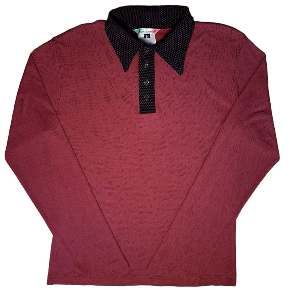 Diesel Men's Red Vintage Polo Shirt Short Sleeve Designer Logo Size Medium